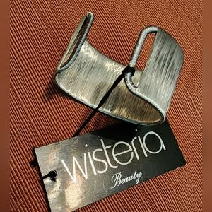 STAINLESS STEEL FLEXIBLE CUFF BRACELET NWT